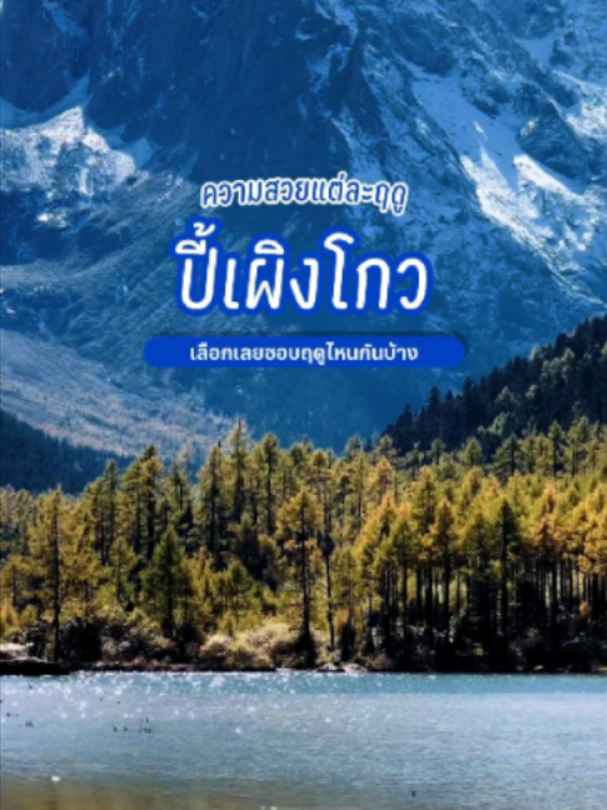 ปี้เผิงโกว สวยทุกฤดู แต่ให้ความรู้สึกไม่เหมือนกัน